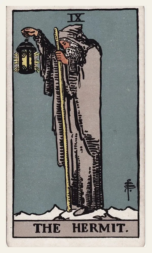The Hermit tarot card